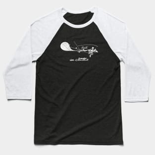 Lilienthal's Flying Machine 1895 Baseball T-Shirt